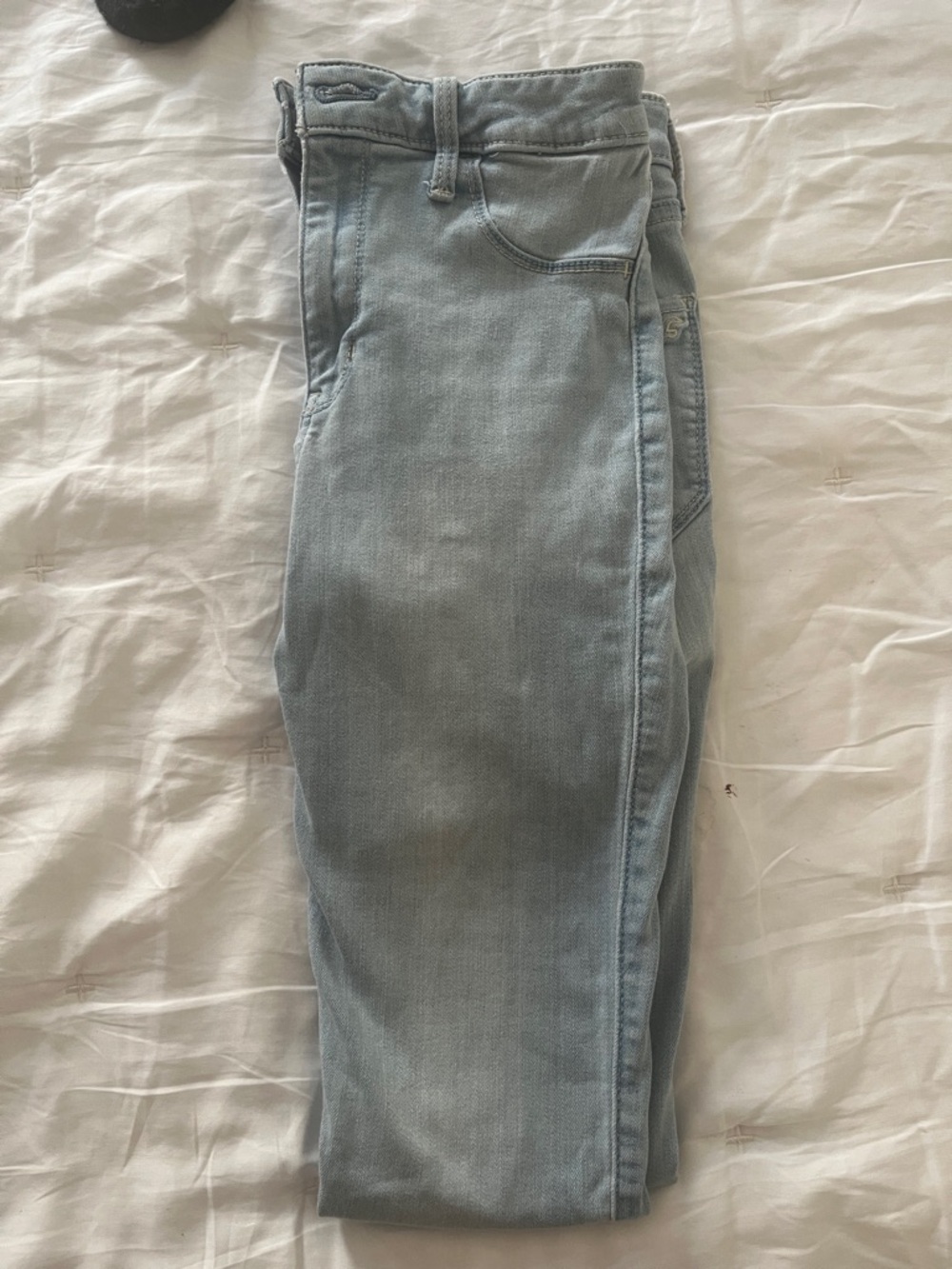 Hollister Light Blue Women's Jeggings - Slim Fit